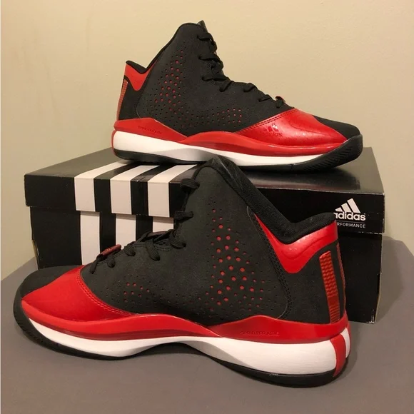 Men’s Adidas D Rose 773 III Black/Scarlet/Scarlet - New w/ Box Men main image 3